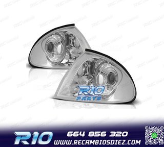 INTERMITENTES FRONTALES BMW E46 BERLINA E46 98-01 CROMO CRIS