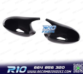 CARCASAS ESPEJOS BMW E92 E93 06-10 LOOK M3 NEGRO BRILLO