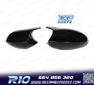 CARCASAS ESPEJOS BMW E92 E93 06-10 LOOK M3 NEGRO BRILLO