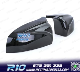 CARCASAS ESPEJO BMW E70 E71 E72 LOOK M NEGRO BRILLO