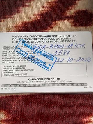 Casio G-Shock GW-RB1000-1A1ER