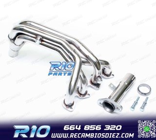 COLECTORES INOX CITROEN SAXO 8V Y PEUGEOT 106 8V FASE 2
