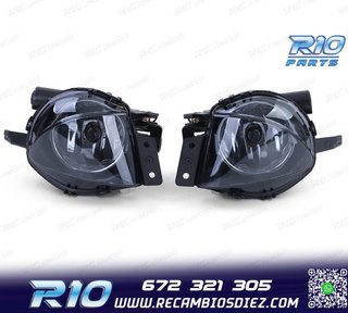 FAROS ANTINIEBLAS BMW E90 E91 05-08 NEGRO AHUMADO
