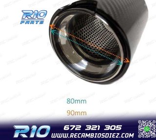 COLA ESCAPE BMW LOOK M CARBONO