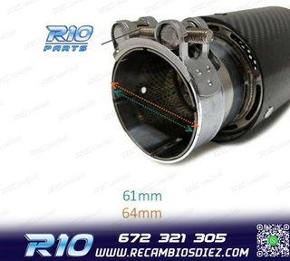COLA ESCAPE BMW LOOK M CARBONO