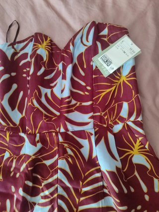 Mono H&M estampado hojas