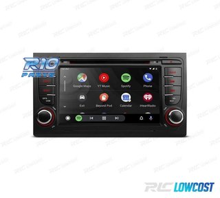 RADIO GPS ANDROID 12 AUDI A4 B6 B7 00-08 SEAT EXEO 08-12 OCT