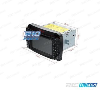 RADIO GPS ANDROID 10 PARA MERCEDES S W220 98-05