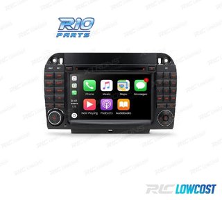 RADIO GPS ANDROID 10 PARA MERCEDES S W220 98-05