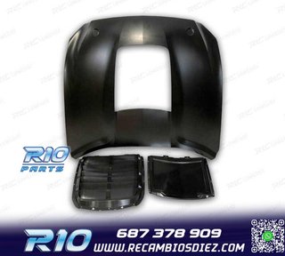 CAPO FORD MUSTANG 15-17 LOOK GT500 ALUMINIO