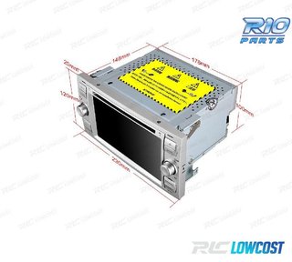 RADIO GPS ANDROID 12 PARA FORD FOCUS C-MAX FIESTA GALAXY KUG