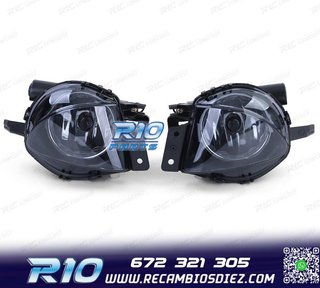FAROS ANTINIEBLAS BMW E90 E91 05-08 NEGRO AHUMADO