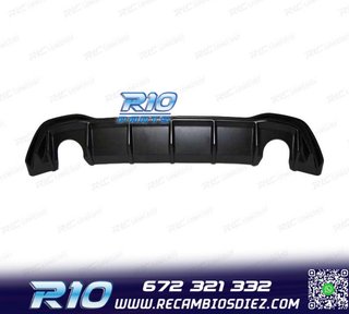 DIFUSOR VOLKSWAGEN VW GOLF 8 LOOK GTI NEGRO