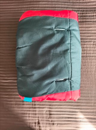 Saquito para cochecito bebé rojo
