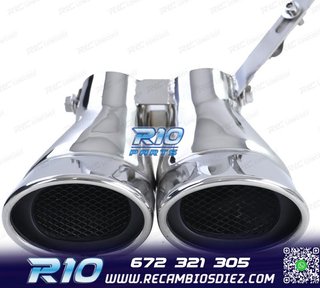 COLA ESCAPE MERCEDES CLASE C W203 00-07 CROMO