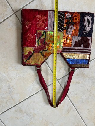 sequin beaded vintage coquette bag