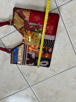 sequin beaded vintage coquette bag