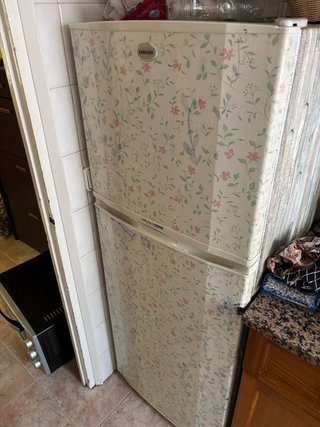 Nevera Samsung floral