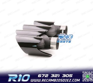 COLAS ESCAPE PORSCHE MACAN 95B 14-17 LOOK GTS NEGRO