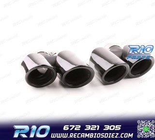 COLAS ESCAPE PORSCHE MACAN 95B 14-17 LOOK GTS NEGRO