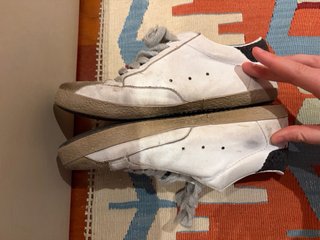 Golden Goose Talla 40 Blanco y Dorado