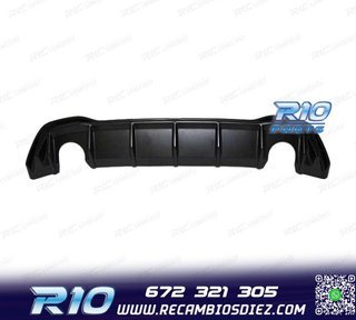 DIFUSOR VOLKSWAGEN VW GOLF 8 LOOK GTI NEGRO