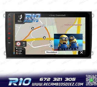 RADIO GPS ANDROID 12 PARA PORSCHE CAYENNE 03-10 9" USB GPS T