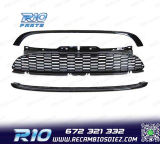 PARRILLAS MINI COOPER R56 R57 06-09 NEGRO BRILLO