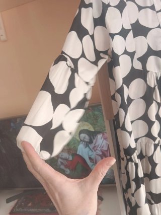Vestido estampado lunares talla única
