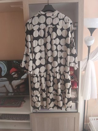 Vestido estampado lunares talla única