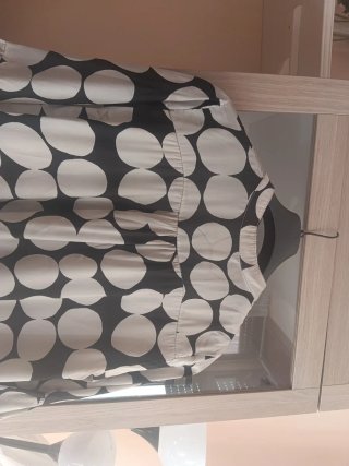 Vestido estampado lunares talla única