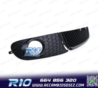 REJILLAS PARAGOLPES VOLKSWAGEN VW GOLF 6 08-12 NEGRO