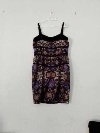 Vestido tirantes estampado