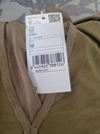 Vestido verde oliva com cinto