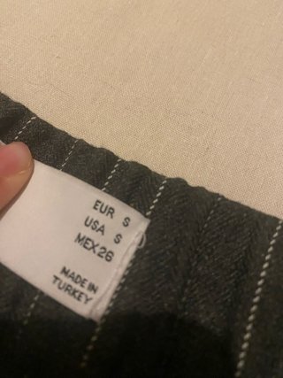 Falda pantalón Bershka gris