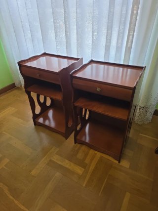 Mesitas de noche de madera (2 unidades)