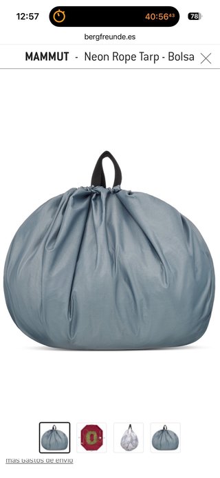Mammut Neon Rope Tarp Naranja