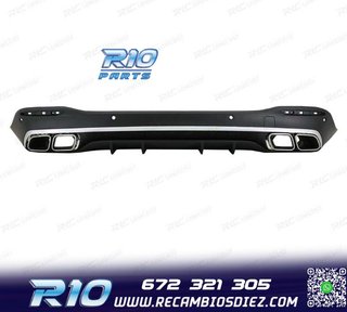 DIFUSOR MERCEDES GLE W167 20- + COLAS ESCAPE LOOK AMG GLE63