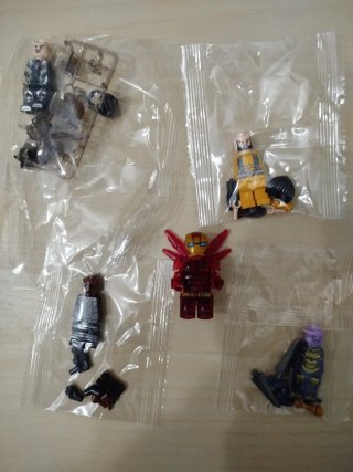 Pack 5 Figuras Marvel Minifiguras