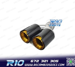 COLA ESCAPE DCH BMW LOOK M PERFORMANCE DORADO CARBONO