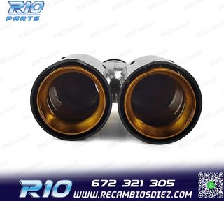 COLA ESCAPE DCH BMW LOOK M PERFORMANCE DORADO CARBONO