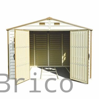 Caseta PVC Woodside 239x324x233 cm - Duramax