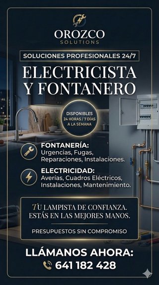 Electricista y fontanero 24/7