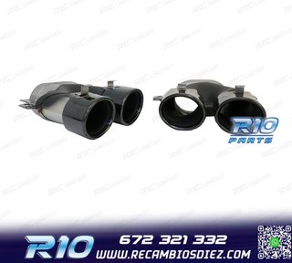 COLAS DE ESCAPE MERCEDES GLC C253 X253 15-18 LOOK AMG GLC43