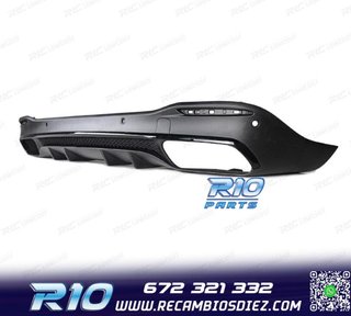 DIFUSOR MERCEDES GLE W167 AMG 19- LOOK AMG GLE63 NEGRO