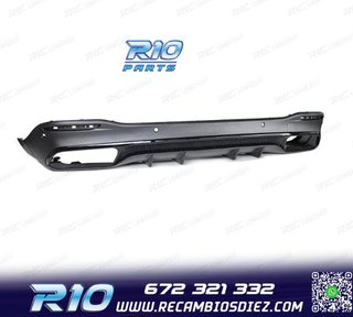 DIFUSOR MERCEDES GLE W167 AMG 19- LOOK AMG GLE63 NEGRO