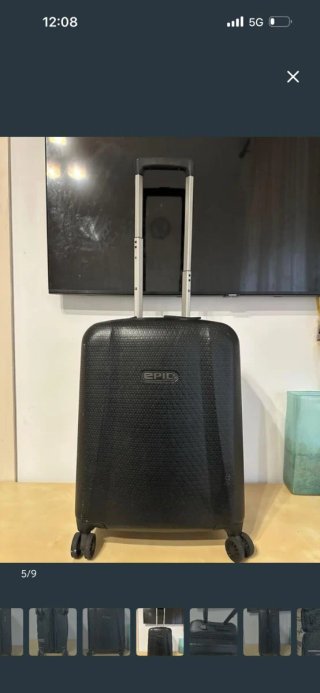 Maleta EBIC GTI Negra Tamaño: 40 x 55 x 22 cm
