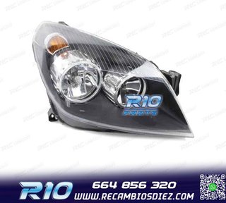 FARO DCH PARA OPEL ASTRA H FONDO NEGRO 04-11