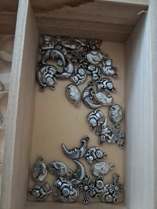 Lote abalorios artesania bisuteria
