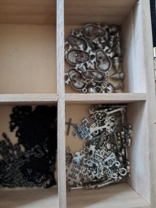 Lote abalorios artesania bisuteria
